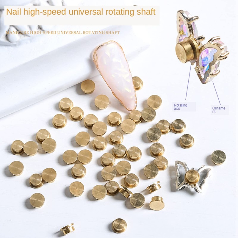 Nail Parts, Rotating Bearing, Nail Charm, Spin, Base, Rotating Tool,