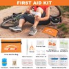AUTODECO 131 Pieces Car Emergency Safety Kit Bag with Air