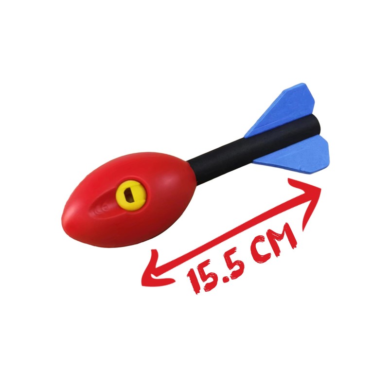Green Slide Vortex Rocket Whistle Small