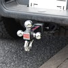 REYSUN Trailer Hitch Tri-Ball Hitch with Hook, Tactical Tow Ball