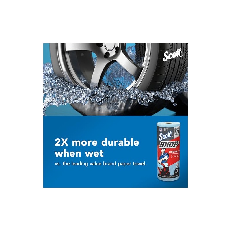 Scott 75130 - Pack de 55 toallas multiuso