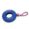 Dog Tire Chewing Toy Bite Resistant Treat Dispensing Rubber Aggressive
