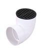 NDS 11, 4 in. Round Grate Drain Cover, Connects to