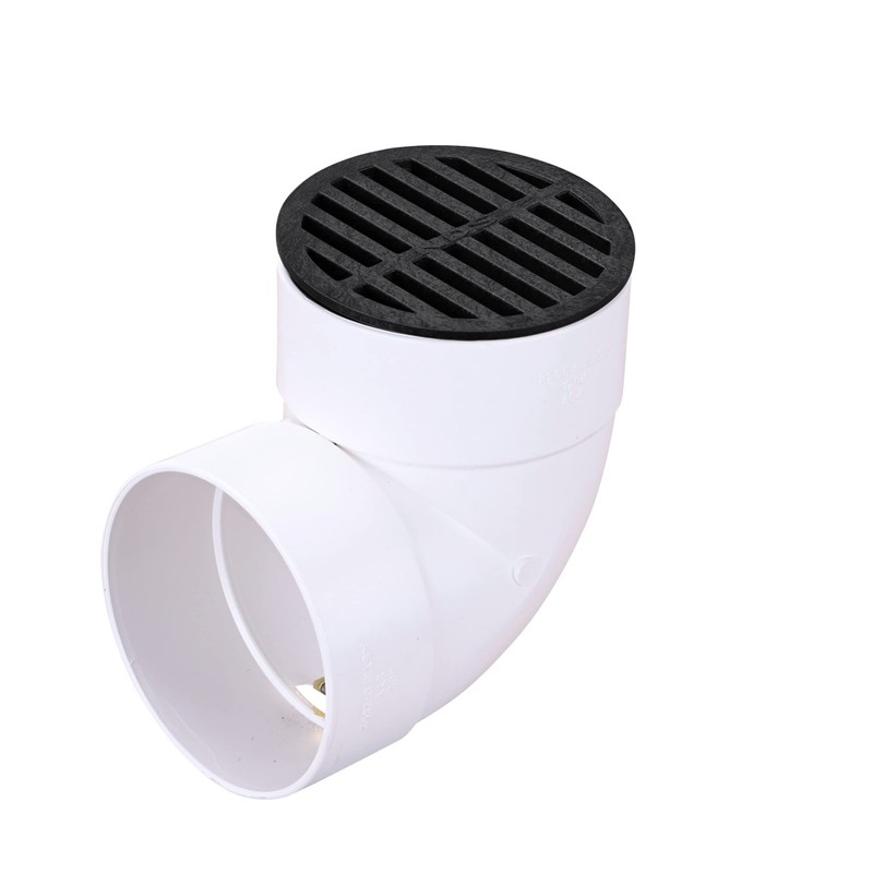 NDS 11, 4 in. Round Grate Drain Cover, Connects to