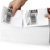 Unbranded 4x6 Fanfold 8000 Thermal Shipping Labels Self Adhesive For