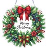 VODAPYC Christmas Wreath Diamond Art Hanging Kit for Adults, DIY