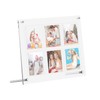 siawadeky Card Display Case, 6 Layers, Fully Transparent, Card Stand,