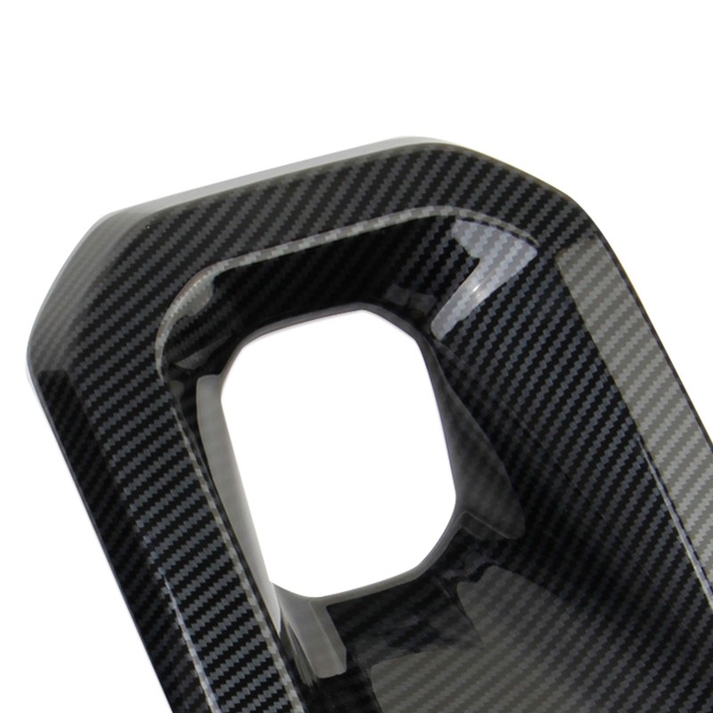 crosselec Carbon Fiber Style Front Fog Lamp Trim Light Cover