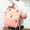 Diaper Women Bag Backpack Multi Compartment Large Opening Top Mother