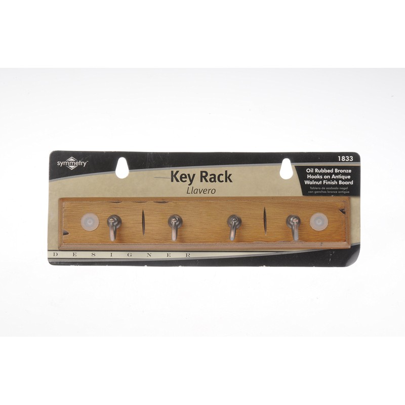 Dorman Hardware 4-1833 Keyrack with 4 Extra Small Single Bronze