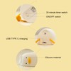 LED Night Light Cute Lying Duck Shape Soft Silicone Soft