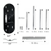 RVPNR RV Dual Propane Tank Mounting Rack 40lb,30lb and 20ld