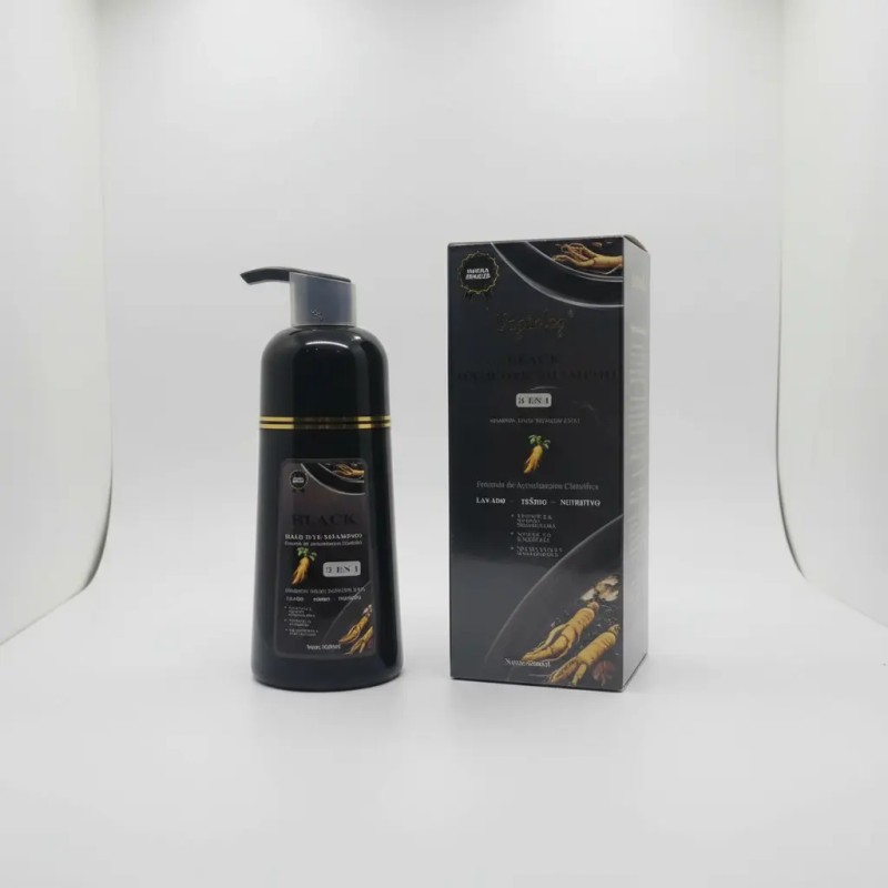 Black Hair Dye Cubre Canas Shampoo Colores Tik Tok