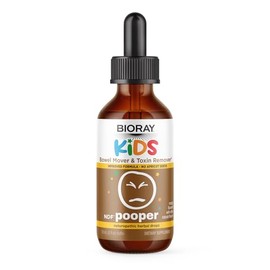BIORAY Kids NDF Pooper, Mango - 2 fl oz - Bowel Mover - Non-GMO, Vegan, Gluten Free - 30 Servings