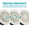 HG POWER 5 Inch Soffit Vent，Round Air Vent Cover with