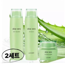 Lakbew 라끄베르 알로에 기초세트 알로에베라 최신상 3종 2세트 Lakrev Aloe Basic Set Aloe Vera Latest 3-Item 2-Set