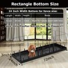 PJYuCien Rectangle Dog Playpen Bottom - Fits 8 Panels, 24''