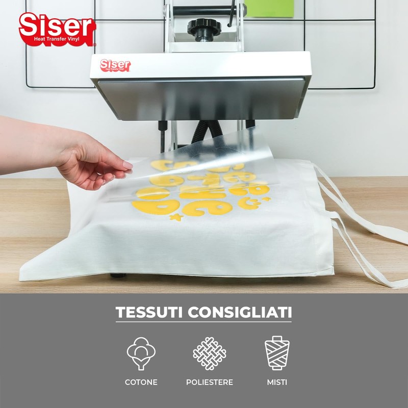 Siser Easy Puff - Vinile Termotrasferibile Yellow 50 x 30