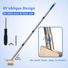 GHWMYD Moss Grout Remover Brush Tool with Detachable 64.9Inch Handle