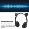 P47M Wireless Headphone Cute Cartoon Cat Ear LED Light 400mAh