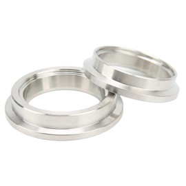 Weld Inlet Flange, 44Mm Stainless Steel Wastegate Inlet Flange Replacement Turbo Wastegate V Band Inlet Flange For Tial MvR Inlet Side, Wastegate Inlet Flange Wastegate Flange Set