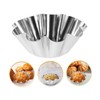 Garneck 24 Pcs Stainless Steel Tart Pans Decor Ensaymada Moulders
