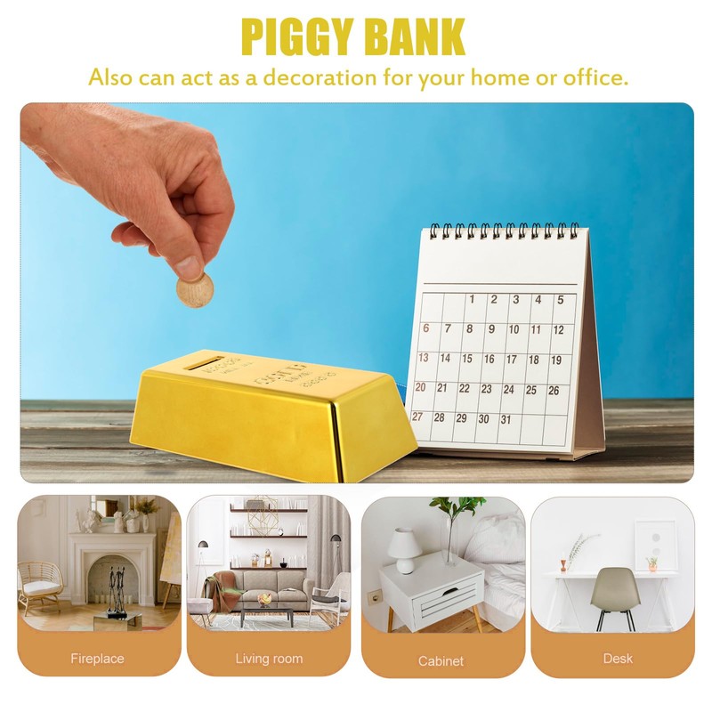 Toy blocking money box, ingot money box with key lock