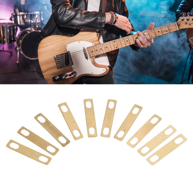 10 Pcs Guitar Neck Shim Brass Corrosion Proof Universal Neck