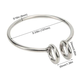 Anchor Retriever Ring 8mm Marine Anchor Retrieval Ring Anchor Retrieving System Stainless Steel Polished for Boat Yacht Fishing