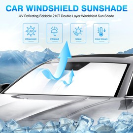 KUST Custom Fit Windshield Sun Shade for Acura Integra 2023-2025 Sunshade Foldable Interior Accessories Sun Visor Protector Blocks UV Rays Keep Your Car Cooler