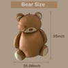 TUEPULL 35" Bear Foil Balloons for Birthday Anniversary Bear Theme