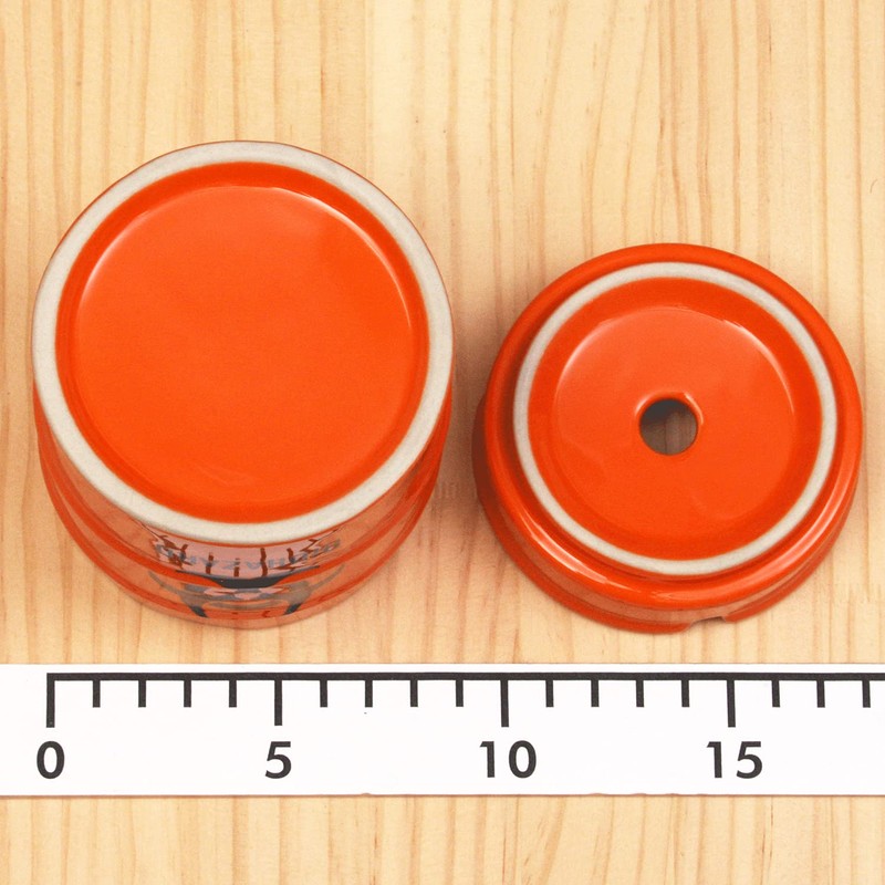 Airyusha Ashtray/Smoking Goods Orange 3.5 x 3.5 x Height 4.3