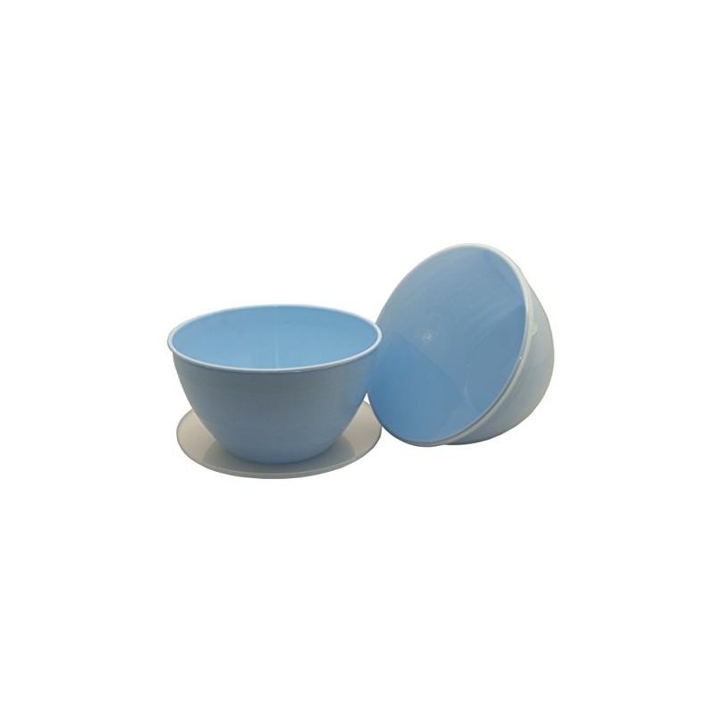 Just Pudding Basins Pastel Sky (Blue) Basin & Clear Lid