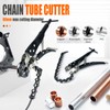 Locking Chain Pliers Chain Pipe Cutter Powerful Pliers Cutter Exhaust