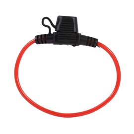 UKCable-Ties Standard Blade Inline Fuse Holder Splash Proof DC 12V 30A Fuses For Car Bike