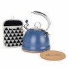 Harriet Tea Kettle Stovetop, 2.5 Quart Whistling Stainless Steel Tea