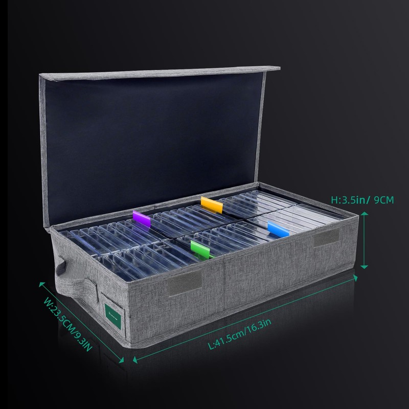 T WaveTree Cassette Tape Storage Box, Practical Cassette Tape Holder