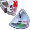autboom Amber LED Side Mirror Turn Signal Lights Compatible with