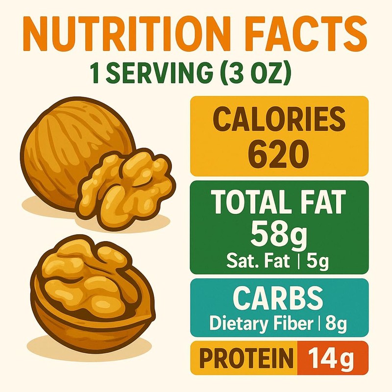 Crazy Nuts | California Grown Whole Walnuts In Shell, 10lb