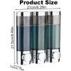 Wall-mounted automatic soap dispenser for Shampoo, hand Soap, Toothpaste, and