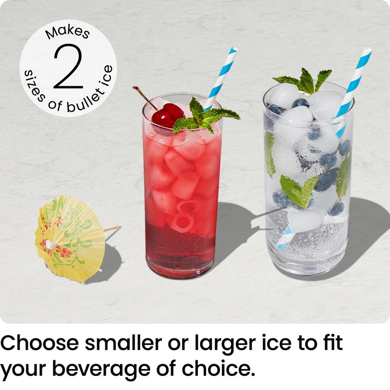 Iceman Dual-Size Ice Maker Countertop - Portable Ice Machine, Large