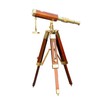 Brass Telescopes Sailor, Pirate Collection Nautical Leather Bounded Telescope with