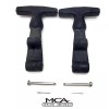 BUYERS SALTDOGG DRIVE ASSEMBLY ENGINE SHROUD 5" RUBBER HOOD STRAP