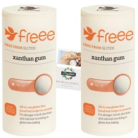 Xanthan Gum Bundle with Doves Farm Gluten Free Xanthan Gum 100g 2 Pack + Brightdale Kitchen Booklet