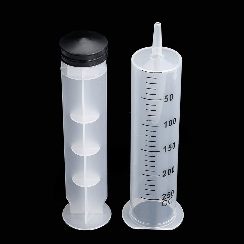 250ml Syringe, Extra Large Plastic Syringes for Glue Dispensing, Scientific