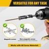 3 Pcs Spring-Loaded Screw Holder Bit, Anti-Drop Screwdriver Bit, Single-Hand