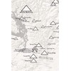 Western Ski Resorts Map 24x36 Poster (White & Gray)