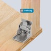 MDLUU Folding Brackets Heavy Duty, 90 Degree Self-Lock Hinges for