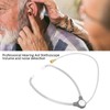 Transparent Listening Aid Stethoscope with Damping Home Double Head Sound