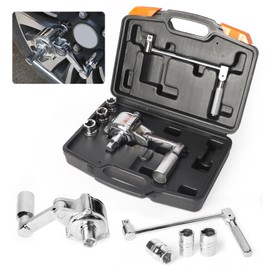 Autory Torque Wrench Lug Nut Removal Tool 1:16 Heavy Duty Labor Saving Lug Nut Remover Wrench Set 1/2" Driver Torque Multiplier Wrench With 17mm/19mm/21mm Sockets,And Carrying Case